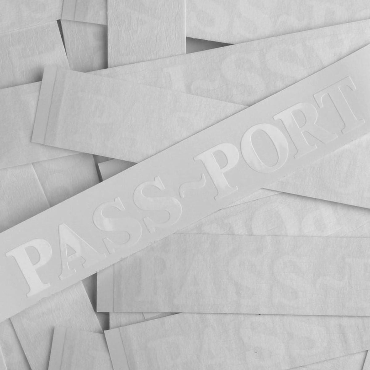 PASSPORT - STICKERS - WHITE
