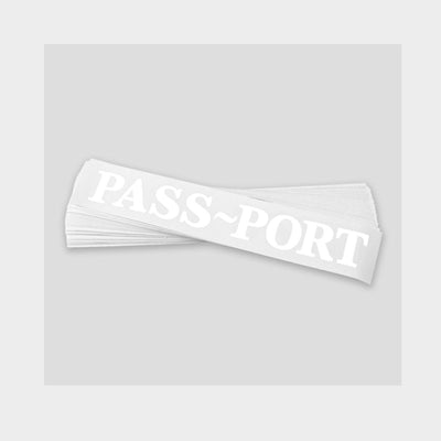 PASSPORT - STICKERS - WHITE