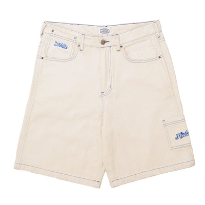 HODDLE - 16o DENIM RANGER SHORTS WHITE DENIM