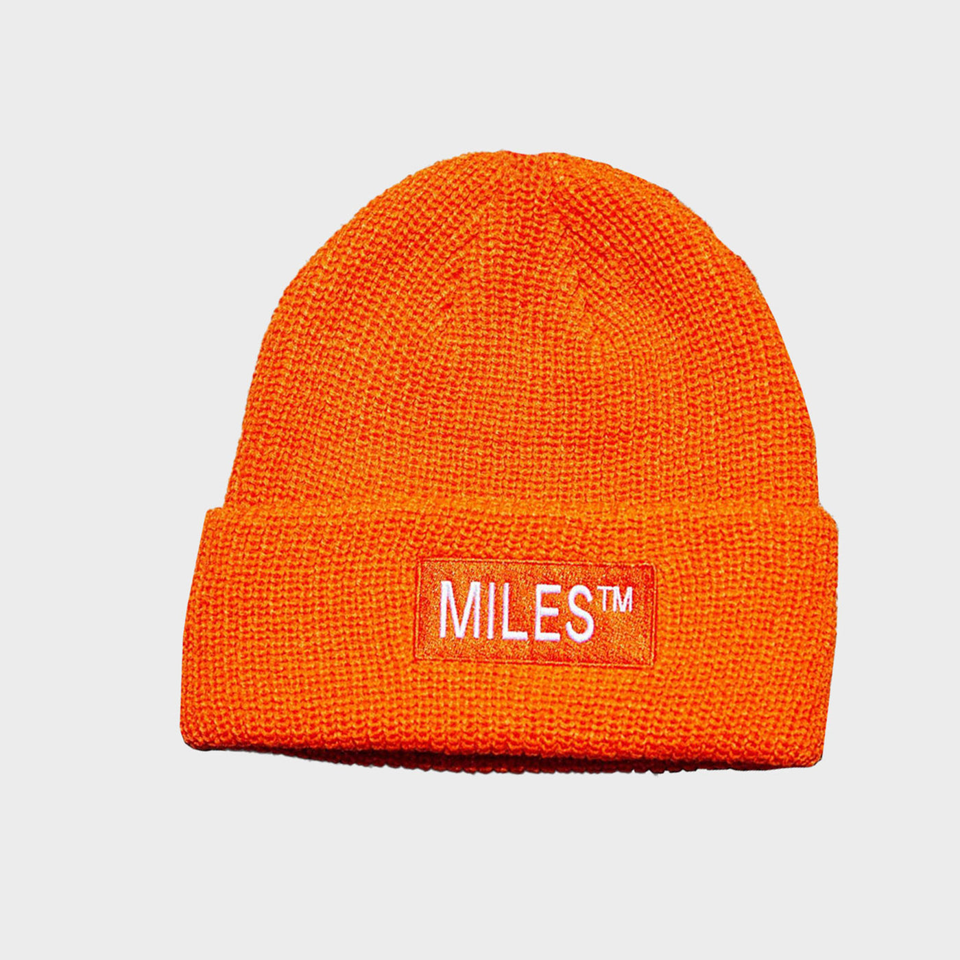 Miles Logo Beanie Safety Orange
