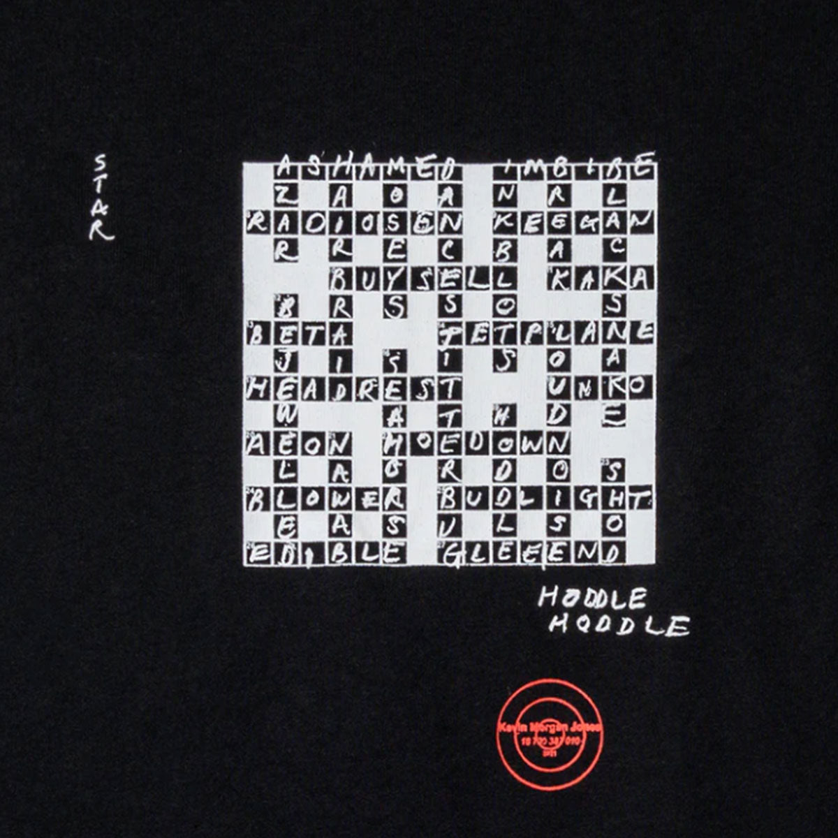 Hoddle - Crossword Tee