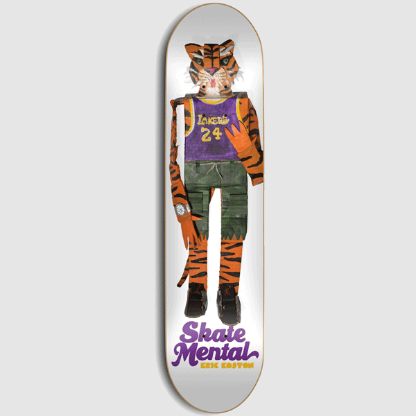 Skate Mental - Koston Tiger White Deck