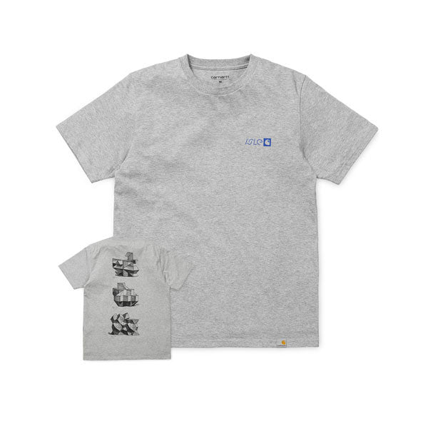 Isle x Carharrt Krystall - Modular Tee Grey Heather