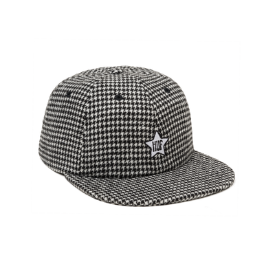 HUF - ONE STAR HOUNDSTOOTH 6 PANEL HAT